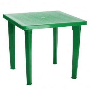 Стол квадратный "Элластик" зеленый, 85 х 85 х 74 см
