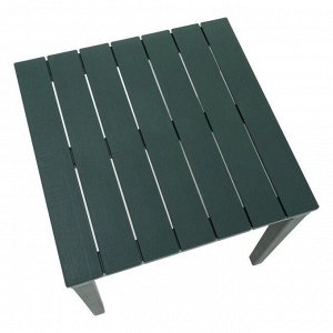 Стол "Прованс" квадратный, темно-зеленый, 80х80см