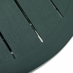 Стол "Прованс" круглый, темно-зеленый, 65х65х70см