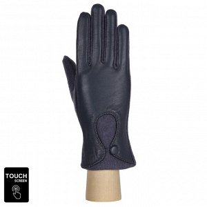 Перчатки, комбинированная кожа, FABRETTI 3.3-9 grey
