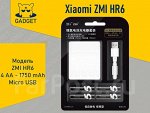 Комплект Xiaomi ZMI HR6 Зарядное устройство и аккумуляторы ZI5 AA 4 шт 1750 Mah PB401