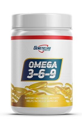 Жирные кислоты Омега 3-6-9 Omega 3-6-9 GeneticLab 90 капс.