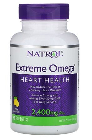 Омега Extreme Omega 2400 mg Natrol  60 капс.