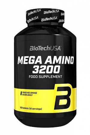 Комплекс аминокислот Mega Amino 3200 Biotech USA 100 таб.