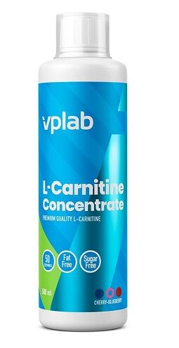 Жиросжигатель Л-Карнитин L-Carnitine Concentrate cherry-blueberry Vplab 500 мл.