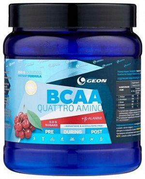 Комплекс аминокислот BCAA Quattro Amino cherry GEON 350 гр.