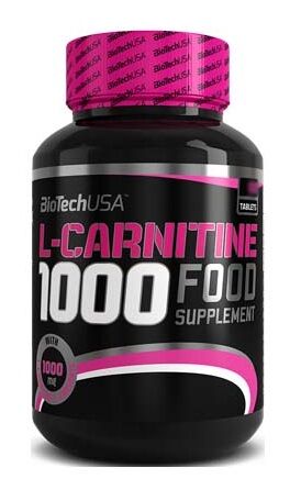 Аминокислота Карнитин L-Carnitine 1000 BioTech USA 60 таб.