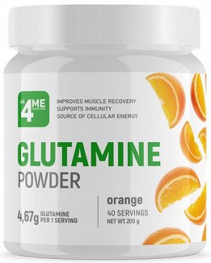Аминокислота Глютамин со вкусом апельсина Glutamine orange 4ME Nutrition 200 гр.