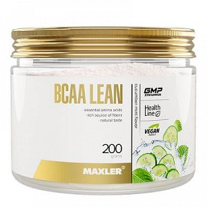 Комплекс аминокислот BCAA Lean со вкусом огурца и мяты cucumber mint Maxler 200 гр.