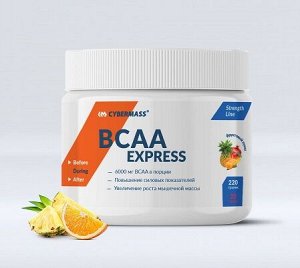 Комплекс аминокислот BCAA Express фруктовый пунш Cybermass 220 гр.