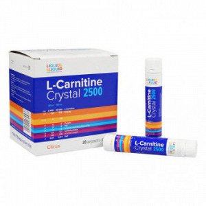 Жиросжигатель L-Carnitine Crystal 2500 Liquid & Liquid 20 ампул по 25 мл.