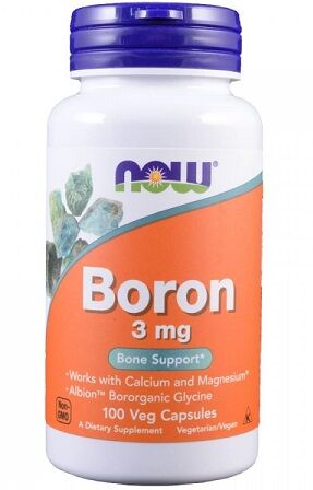 Минеральный комплекс Boron 3 mg. Now 100 капс.