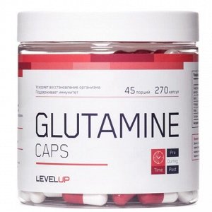 Аминокислота Глютамин Glutamine Level Up 270 капс.