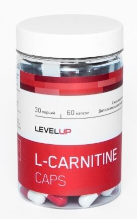 Жиросжигатель Карнитин L-Carnitine Level Up 60 капс.