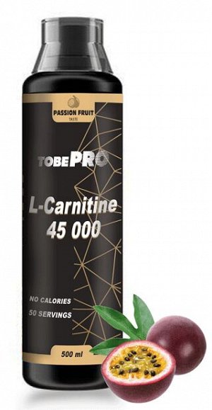 Жиросжигатель Л-Карнитин со вкусом маракуйя L-Carnitine 45 000 Passion Fruit TOBEPRO 500 мл.
