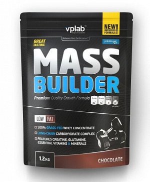 Протеин сывороточный Mass Builder Chocolate Vplab 1200 гр.