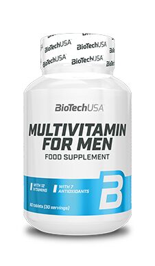 Витаминно-минеральный комплекс для мужчин Multivatamin for men Biotech USA 60 таб.