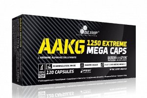 Аминокислота Аргинин AAKG 1250 Extreme Mega Olimp 120 капс.