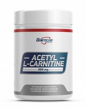Аминокислота Ацетил Acetyl-L-Carnitine 500 mg GeneticLab 60 капс.