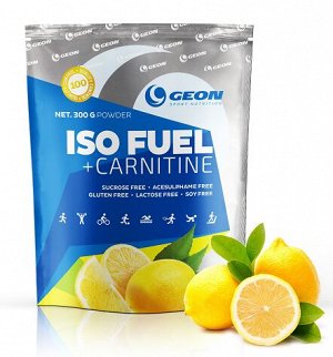 Изотоник с карнитином со вкусом лимона Iso Fuel+Carnitine GEON 300 гр.