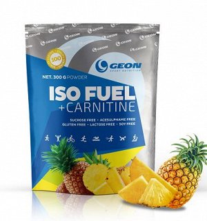 Изотоник с карнитином со вкусом ананаса Iso Fuel+Carnitine pineapple GEON 300 гр.