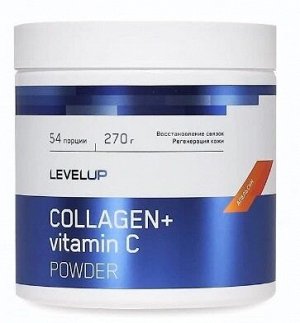 Level Up Коллаген и Витамин С Collagen + Vitamin С со вкусом апельсина 270 гр.