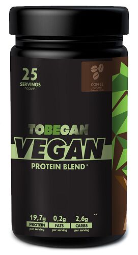 Изолят соевого белка Кофе Vegan Protein Blend Coffee TOBEGAN 1 кг