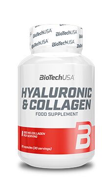 Коллаген и гиалуроновая кислота Hyaluronic & Collagen 280 mg Biotech Usa 30 капс.