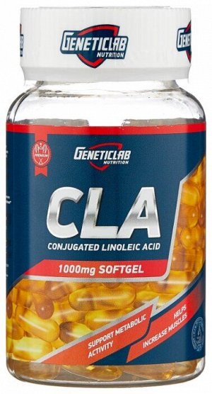 Конъюгированная линолевая кислота CLA 1000 mg GeneticLab 60 капс.