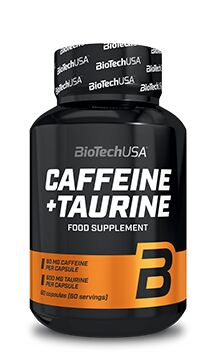 Кофеин и Таурин Caffeine +Taurine Biotech USA 60 капс.