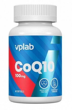 Коэнзим Q10 CoQ 100 mg Vplab 60 капс.