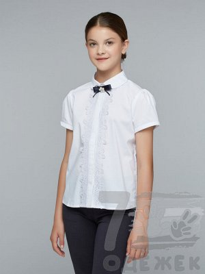 835-1 Блузка для девочки с коротким рукавом