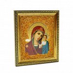 Икона с янтарной крошкой