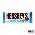 Hershey&#039;s Cookies Creme 40g - Белый шоколад Hersheys с шоколадной крошкой