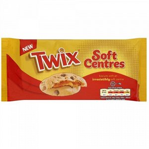 Twix Caramel Centres 144g - Печенье Твикс с густой карамелью внутри