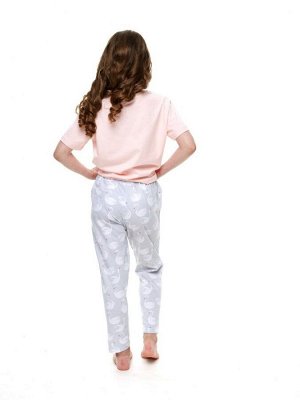 Набор пижамный  для девочки(футболка, брюки )