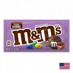 M&M'S Fudge Brownie 40g - Драже ММс с брауни