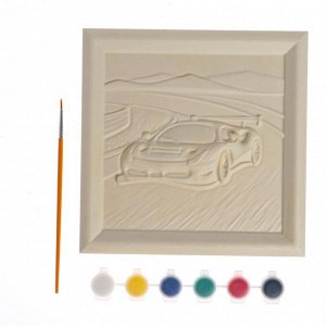 3D Art.Панно-раскраска "Гоночный автомобиль" Ирп-012