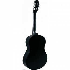 Классическая гитара FLIGHT C-100 BK 4/4, верхняя дека-ель, корпус-сапеле, цвет черный
