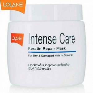 Маска для сухих и поврежденных волос "Кератиновое восстановление" LOLANE INTENSE CARE