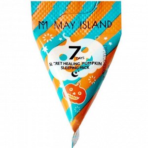 May Island 7Days Secret Healing Pumpkin Sleeping Pack Успокаивающая ночная маска с тыквой 1 шт