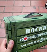 Носки Командирские 15 пар (Стандарт), цвет Черный