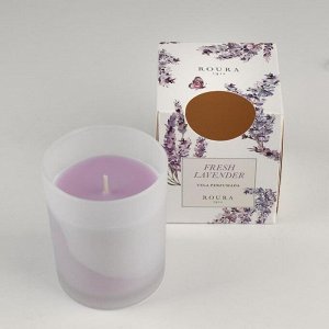Свеча ароматическая в стакане "Лаванда", 8,5х7 см
