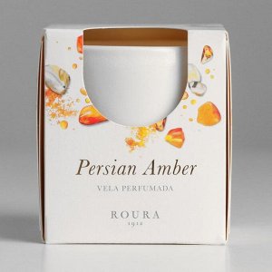 Свеча ароматическая в керамическом стакане ROURA "Персидский янтарь", 7,8х7,2 см