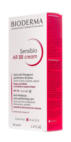 Биодерма Защитный BB крем AR для чувствительной кожи, 40 мл (Bioderma, Sensibio)