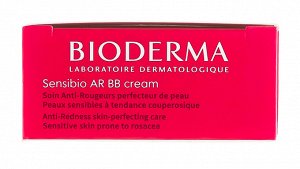 Биодерма Защитный BB-крем AR для кожи с покраснениями и розацеа, 40 мл (Bioderma, Sensibio)