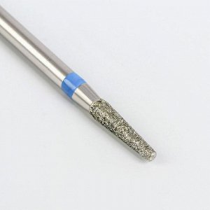 Фреза алмазная для маникюра «Усечённый конус», средняя зернистость, 2,3 ? 10 мм