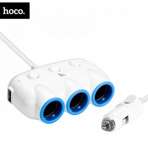 Разветвитель прикуривателя Hoco Car Charger C1