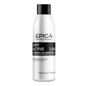 Epica Окисляющая эмульсия кремообразная 15 % Оксид к краске для волос Epica Professional Oxy Active (5 vol) 1000 мл Эпика