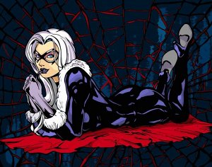Картина по номерам на холсте "Catwoman"